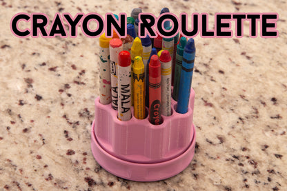 Store and use crayons. Keep them organized for coloring activities. Fits crayola and ikea sized crayons.